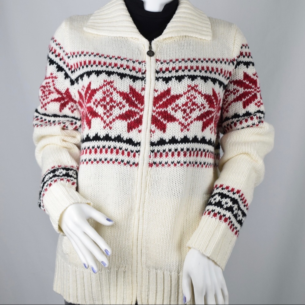 EUC Eddie Bauer Women Size M Zipper Cardigan